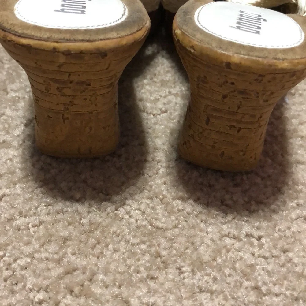 2 Pair - Bongo and Cherokee wedges women’s size 6.5